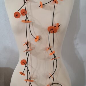 I2 Incastri PVC nero foam arancio