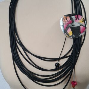 M20 Moon PVC nero ecopelle vogue