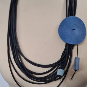M9 Moon PVC nero ecopelle avio