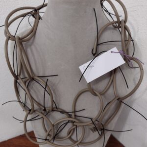 CH30 Chains sil. ecru' filini sil. nero