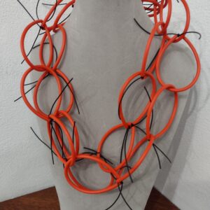CH38 Chains sil. arancio filini sil. nero