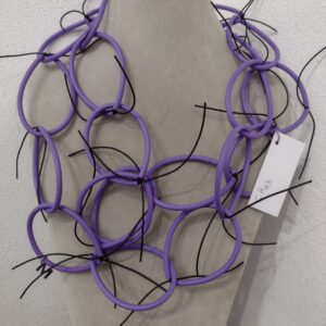 CH43 Chains sil. viola chiaro filini sil. nero