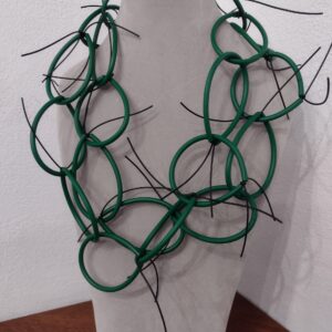 CH45 Chains sil. verde filini sil. nero