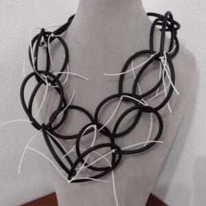 CH47 Chains sil. nero filini sil. bianco
