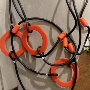R56 Ricciola Speciale Silicone Nero Cerchi piccoli e cilindretti Corallol