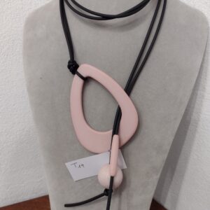 T19 Texas silicone nero resine rosa satinato