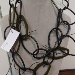 CH18 chain silicone nero ovali verdone